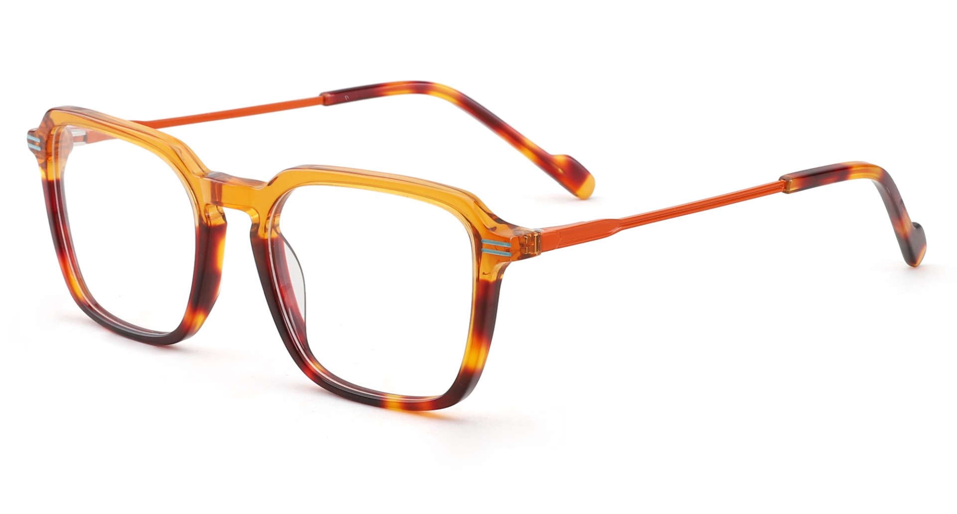 Prescription Glasses Bellevue Orange Tortoiseshell